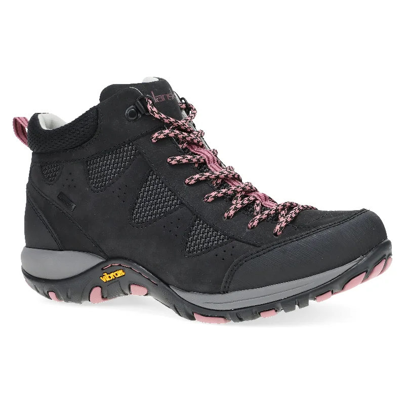 Breathable Sports Shoes Perrin Black Milled Nubuck