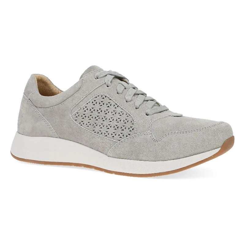 Comfortable Heeled Shoes Catie Grey Suede