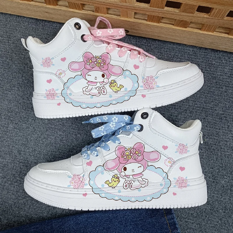 Trendy High Top Sneakers Her + His Style Ideas “Friends” High-top Comfortable Sneakers