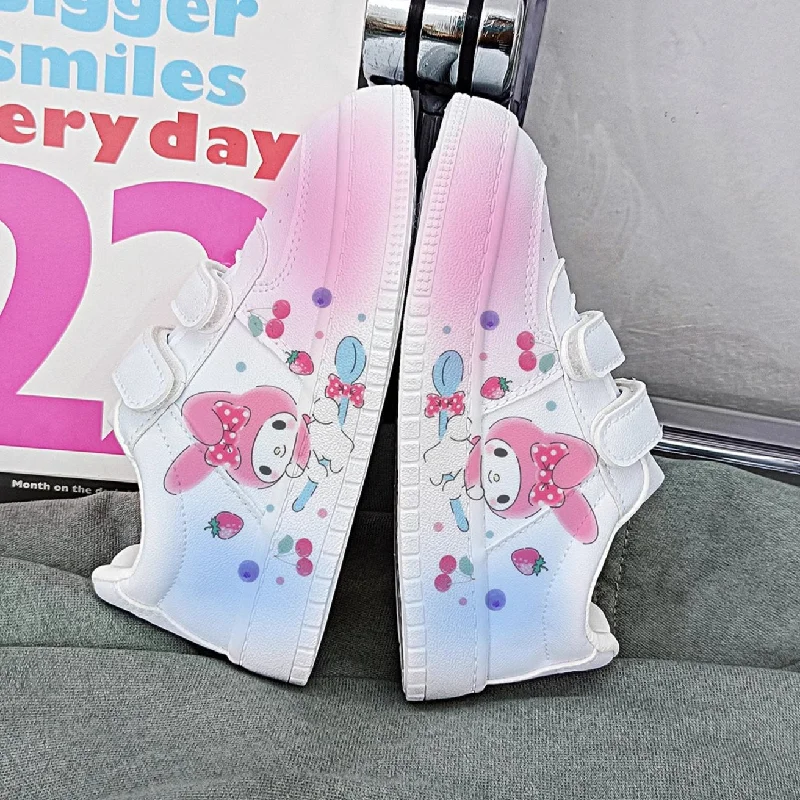 Chunky Sneakers Trend “Flying” Cartoon Print Student Sneakers Kids Size with Velcro Fastener Chunky Sneakers Trend “Flying” Cartoon Print Student Sneakers Kids Size with Velcro Fastener