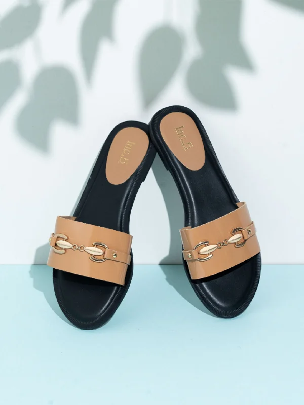 Affordable Hiking Shoes Womens Beige Casual Solid Open Toe Flats