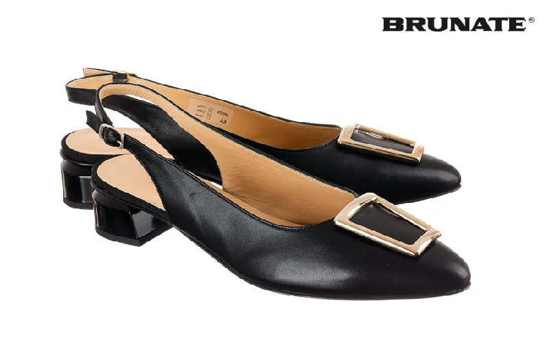 Leather Casual Shoes BR CARNATION BLACK