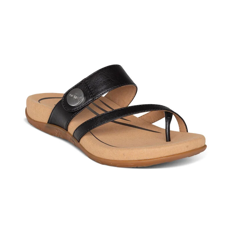 Trendy Casual Shoes Aetrex Izzy,  Adjustable Slide Sandal