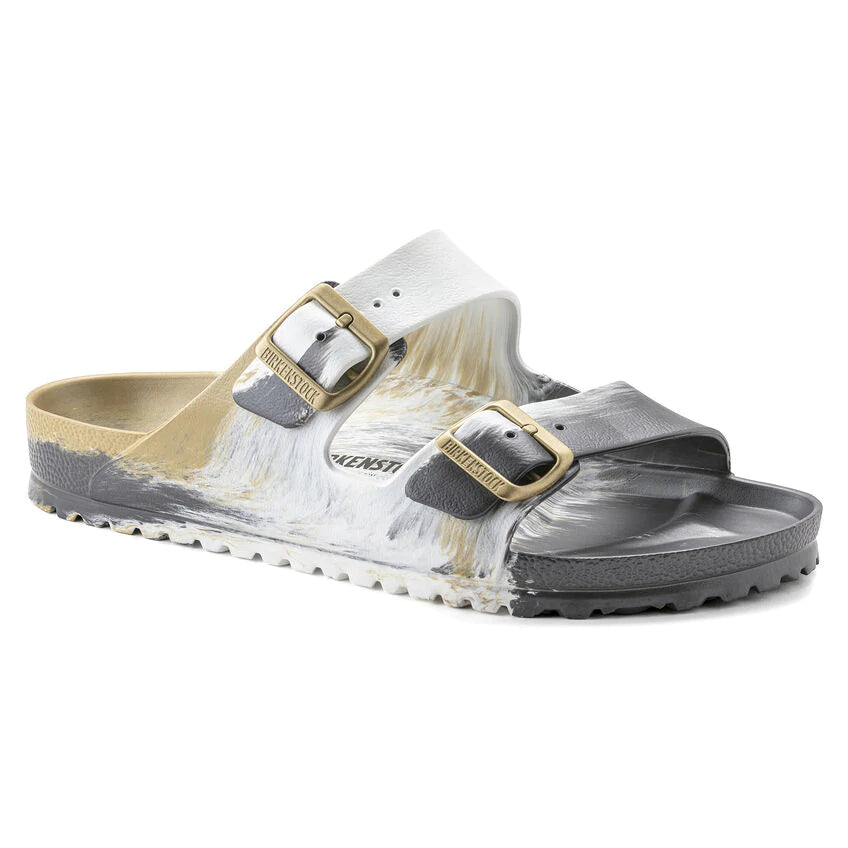 Leather Casual Shoes Birkenstock Arizona EVA Multi Glamour Gold N/R 1022300/1022502