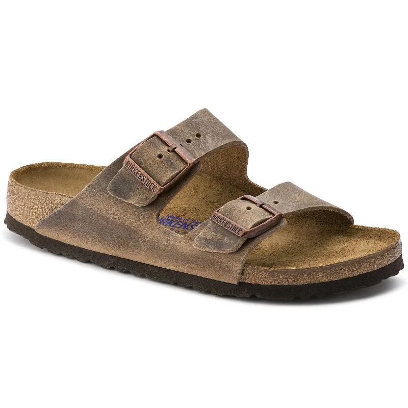 Comfortable Flip Flops Birkenstock Arizona Soft Tobacco 552811