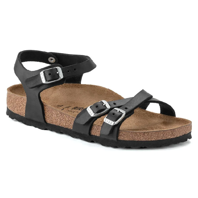 High Heels Collection Birkenstock Kumba Oiled Blk 1021506 Wos