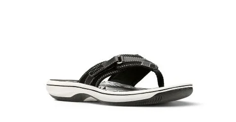 Outdoor Running Shoes Clarks Breeze Sea Black 25505