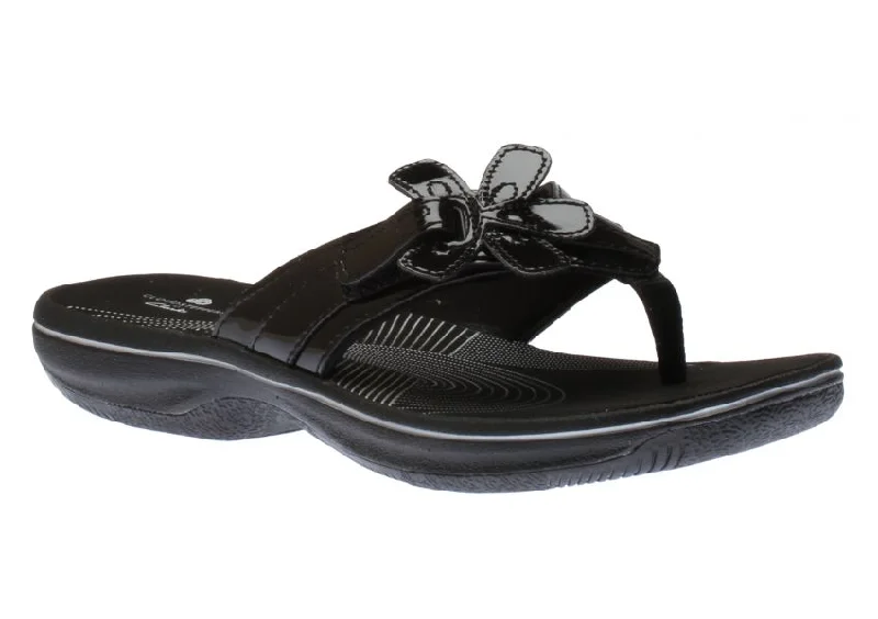 Best Running Footwear Clarks Brinkley Flora, BlkPat, White