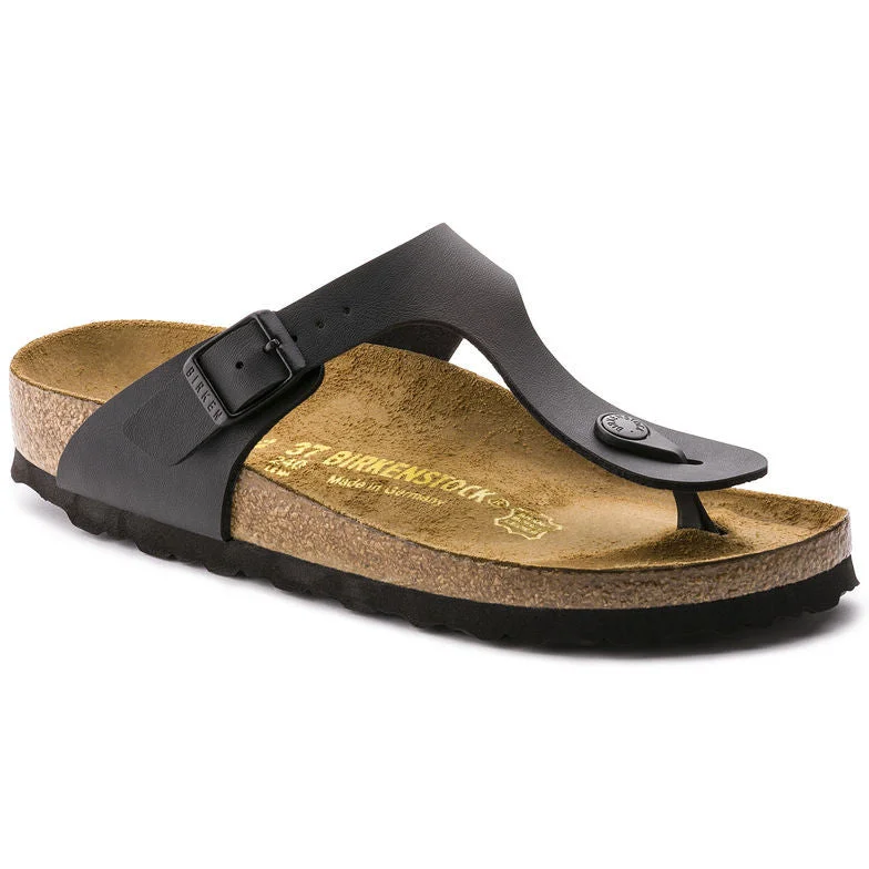 Waterproof Loafers Birkenstock Gizeh BF Black Narrow 43693