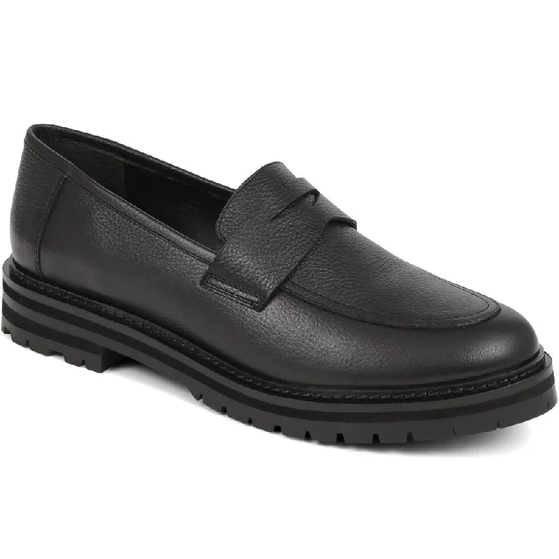 Stylish Running Footwear Darra2 Leather Loafers  - DARRA2 / 325 352