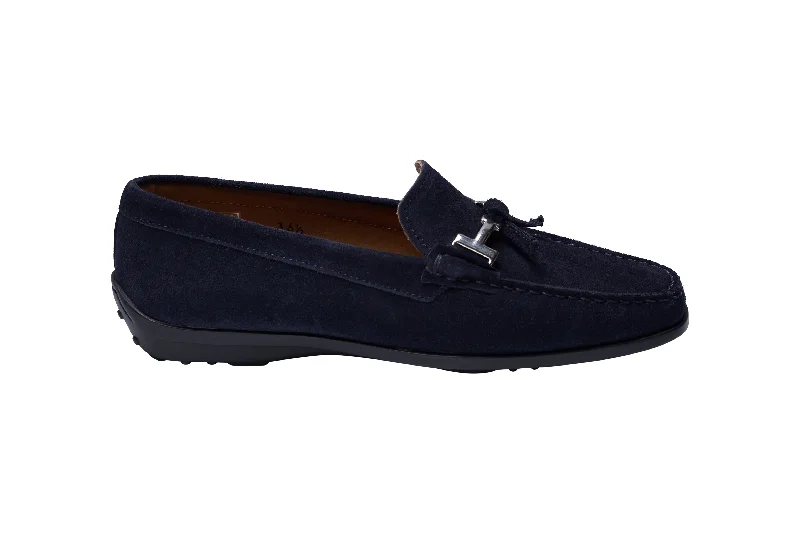 Navy Suede
