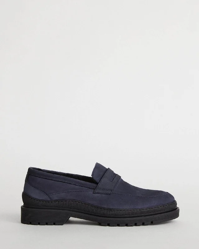 Comfortable Casual Shoes Graves Shearling Lugged Loafer
