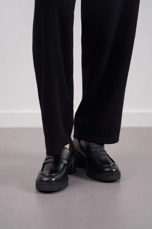 Formal Wedding Shoes LEATHER PLATFORM HEELS
