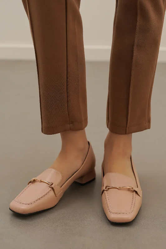 Comfortable Sandals For Summer LOAFERS WITH BLOCK HEEL