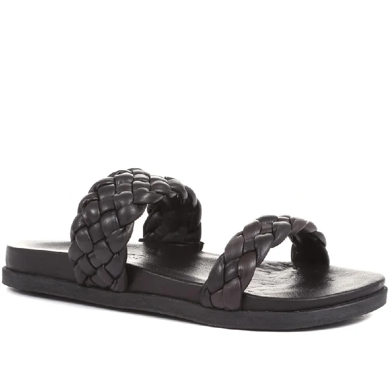 Fashionable Flat Shoes Madeira Braided Platform Sandals - MADEIRA / 322 572