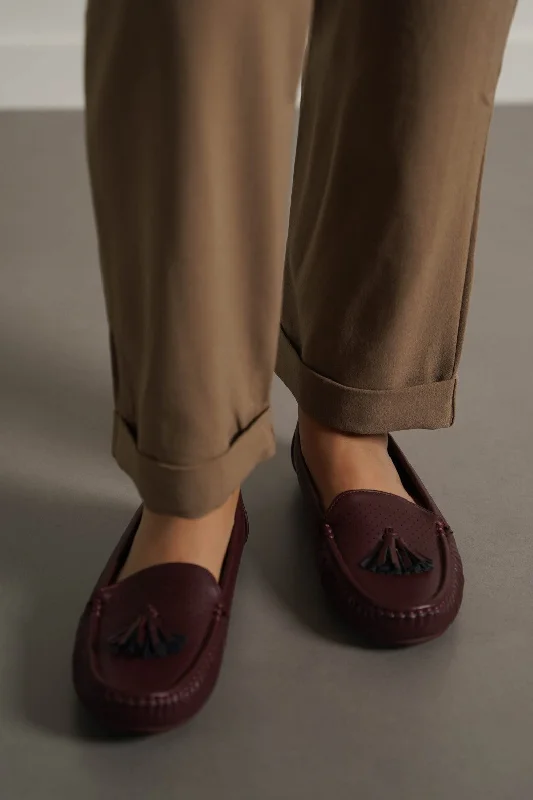 High Fashion Sneakers MAMA TASSEL MOCCASINS