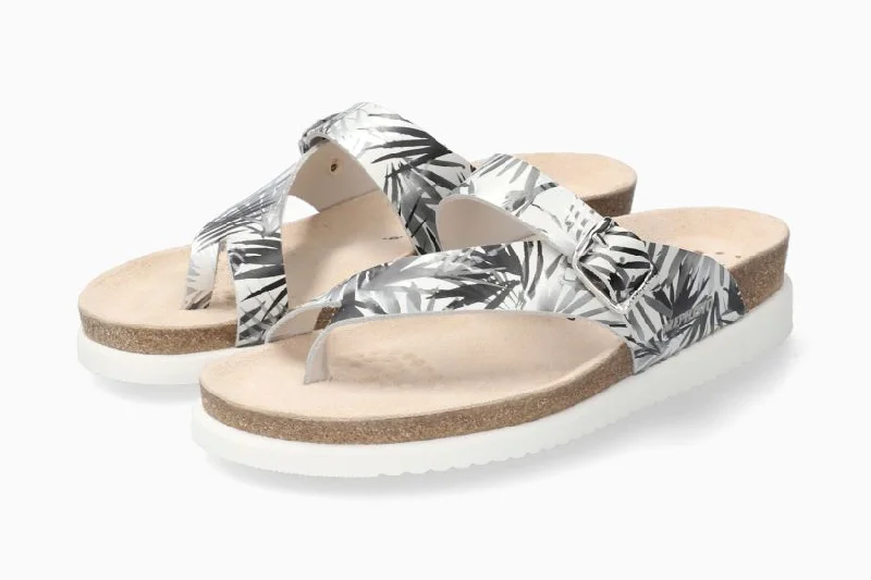 Comfortable Flats For Work Mephisto Helen Silver Jungle