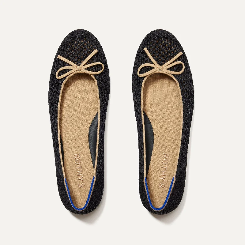 High Quality Sneakers The Ballet Flat - Noir Mesh