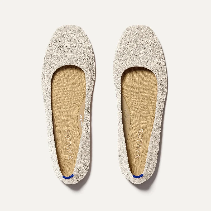 Elegant Wedding Shoes The Max Square - Powder Crochet