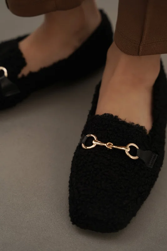 Slip-On Sneakers Collection TEDDY FUR LOAFERS