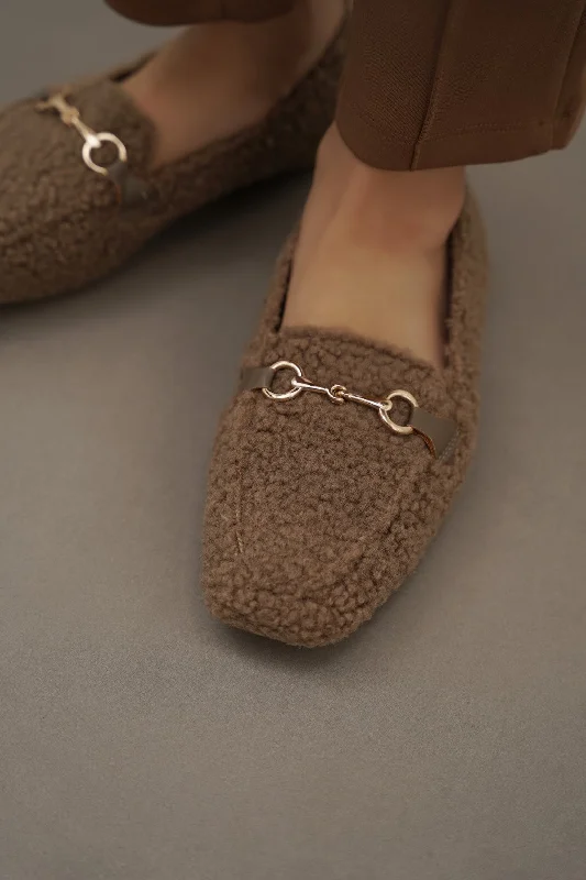 Comfortable Snow Boots TEDDY FUR LOAFERS