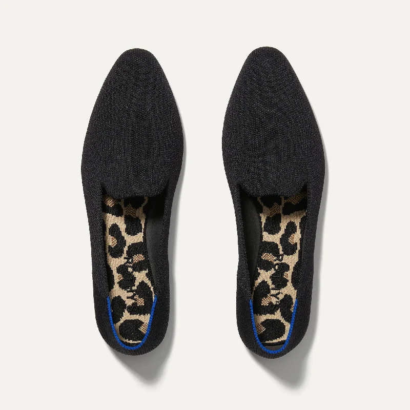 Leather Boots For Sale The Almond Loafer - Black