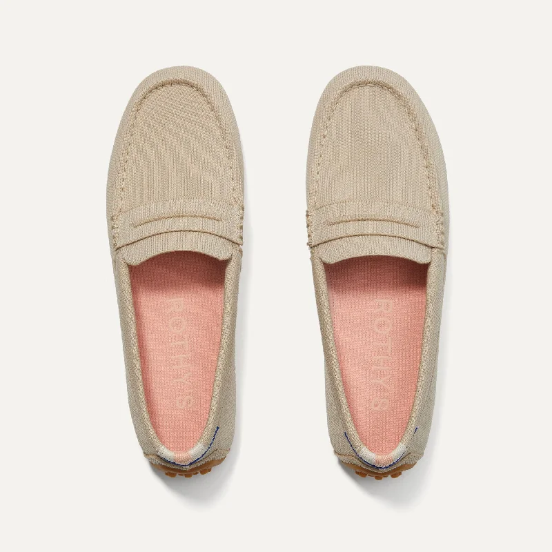 Comfortable Snow Sneakers The Driver - Sesame