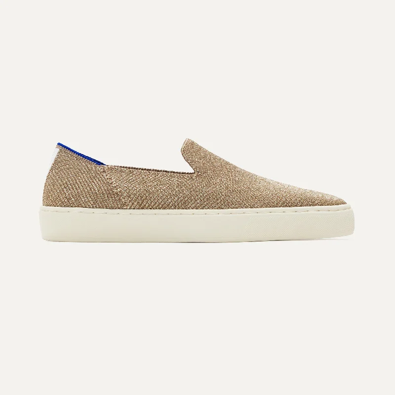Fashion Sneakers For Work The Original Slip On Sneaker - Gold Twill
