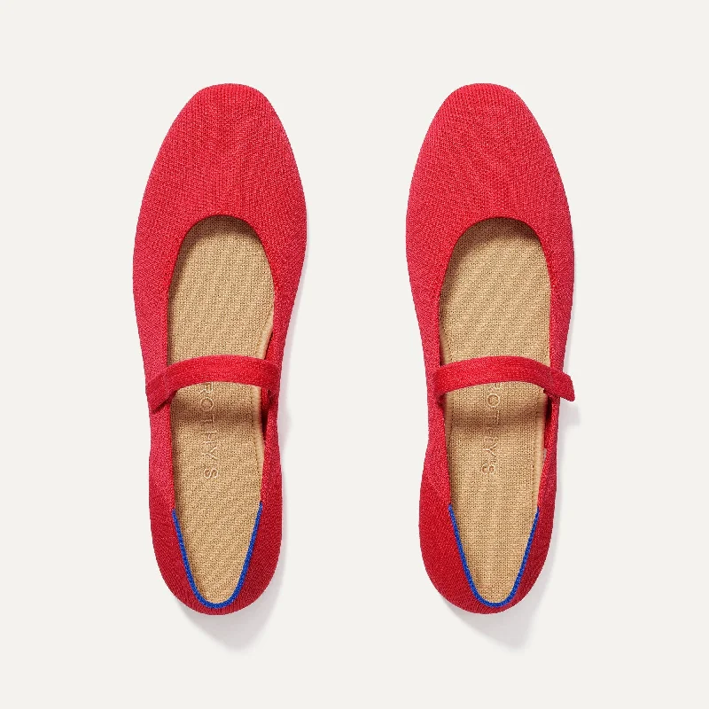 Casual Sneakers For Sale The Square Mary Jane - Lollipop Red