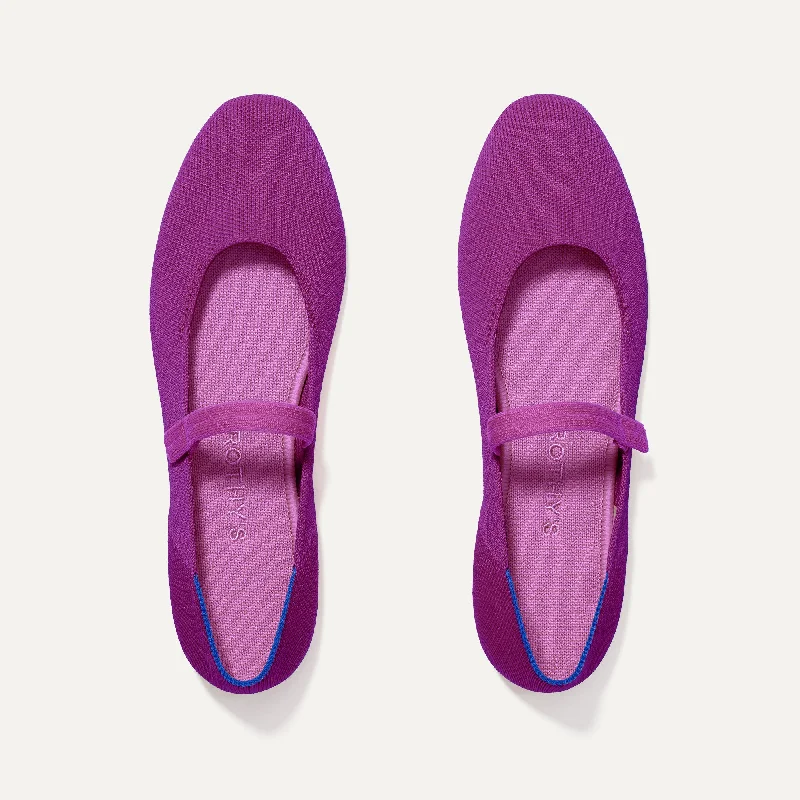 Classic Flat Shoes The Square Mary Jane - Wild Orchid