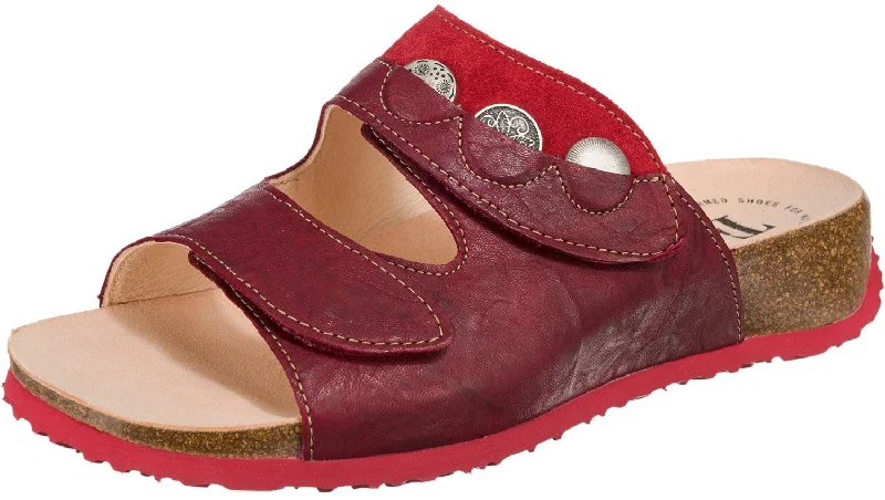 Slip-On Shoes For Men Think Mizzi Coin  2 strap 88364-72 red