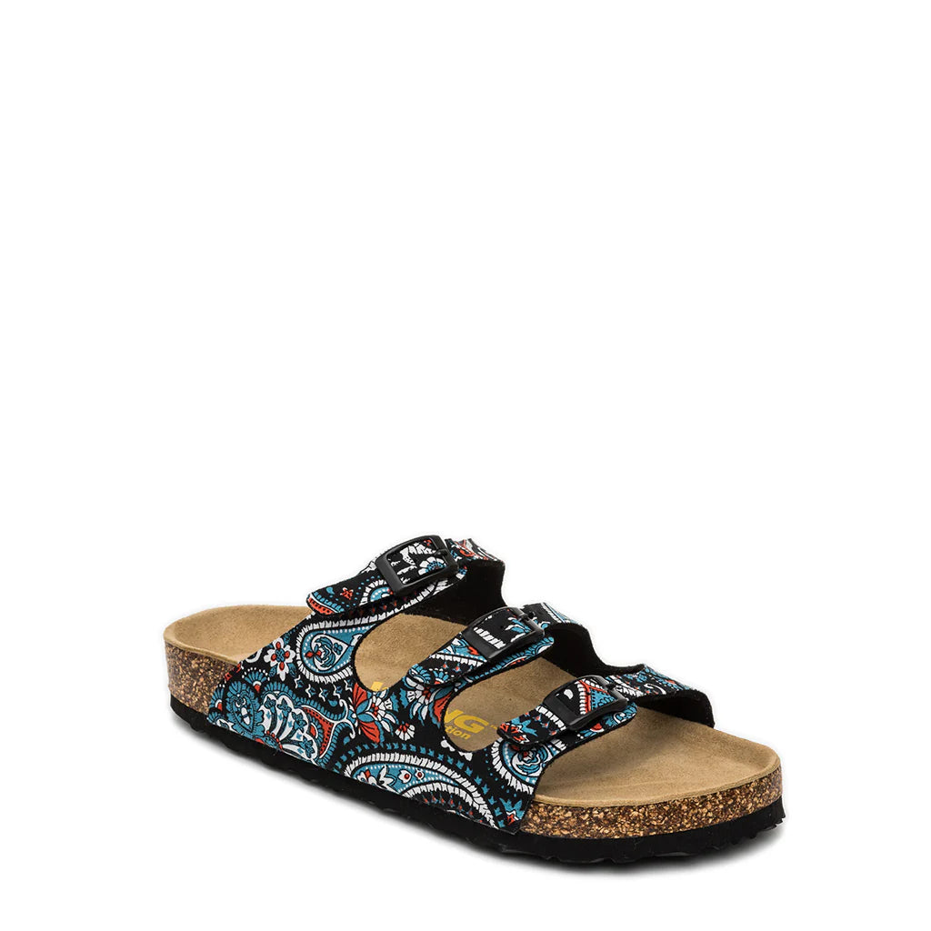 Formal Leather Shoes Viking Banff Black Paisley