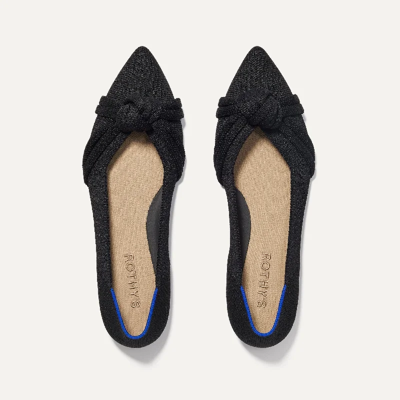 Fashionable Ankle Boots The Knot Point II - Black
