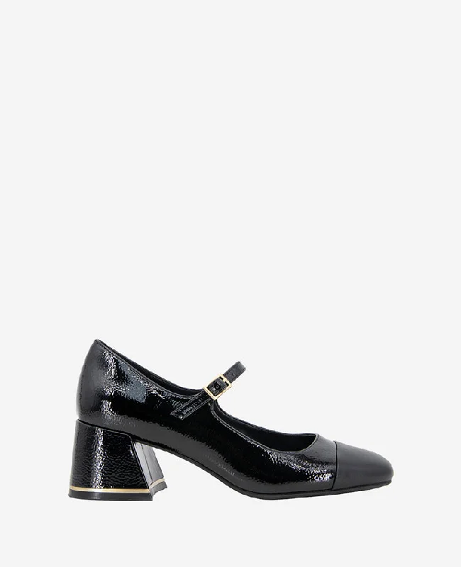 Fashionable Moccasins Alec Cap Toe Patent Mary Jane