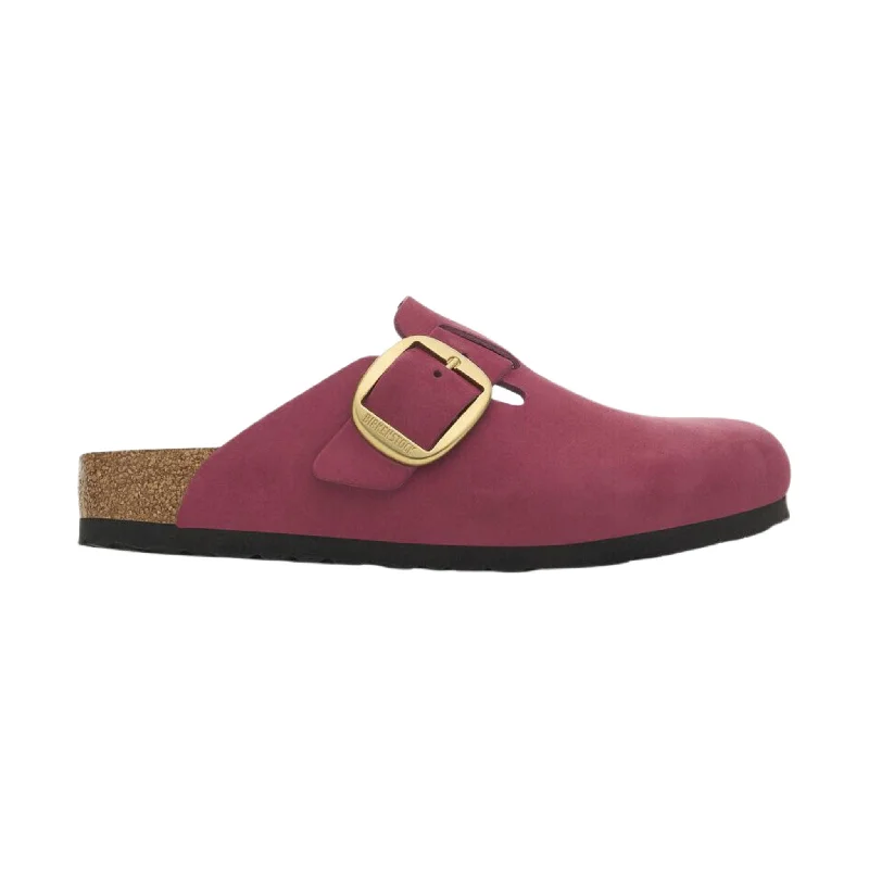 Luxury Sneakers For Sale Birkenstock Boston Big Buckle Nubuck Leather Clog - Berry Crush Luxury Sneakers For Sale Birkenstock Boston Big Buckle Nubuck Leather Clog - Berry Crush