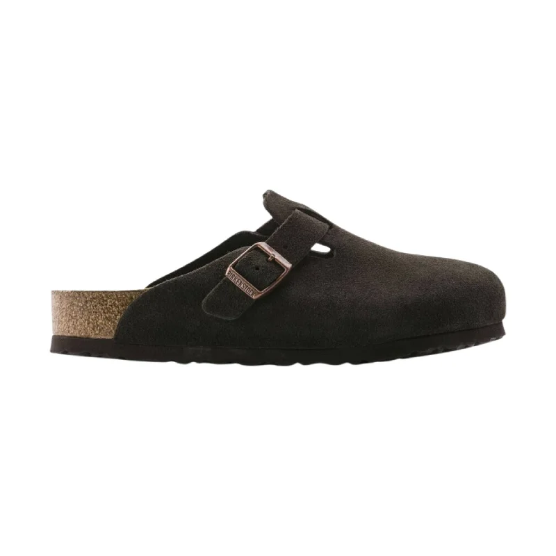 Vintage Boots Collection Birkenstock Boston Soft Footbed - Mocha Suede