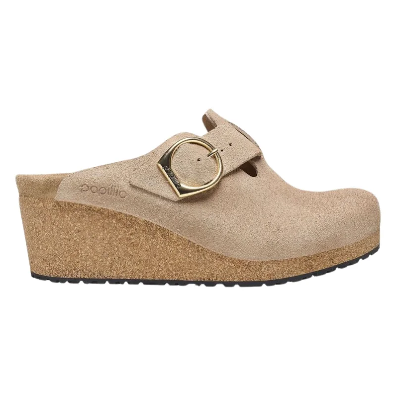 Comfortable Loafers For Men Birkenstock Women's Fanny Warm Sand Suede Leather