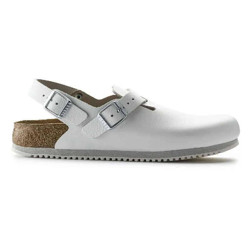Affordable Hiking Shoes Birkenstock Women's Tokio Super Grip White Leather