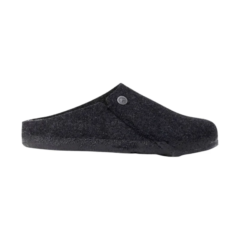 Stylish Winter Footwear Birkenstock Zermatt Shearling Clog - Anthracite Natural