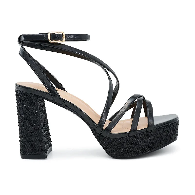 Leather Casual Shoes Sotty in Black