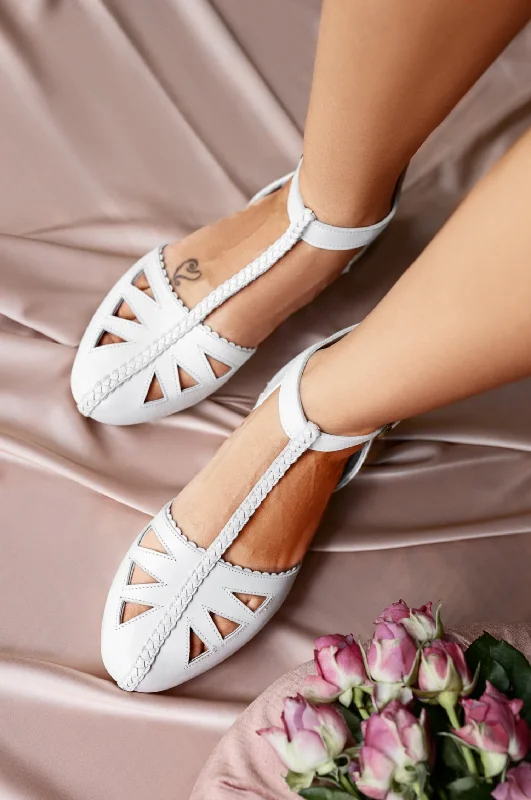 Comfortable Flip Flops Bounty T-strap Leather Sandals
