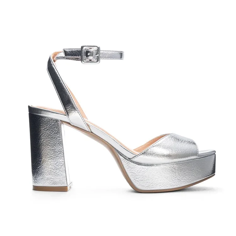 Casual Booties For Sale Theresa in Silver