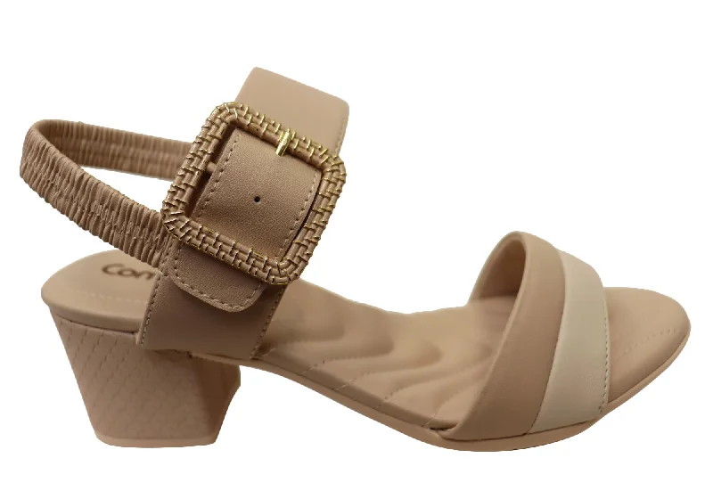 Durable Work Boots Comfortflex Beatrice Womens Comfortable Brazilian Heels Dress Sandals