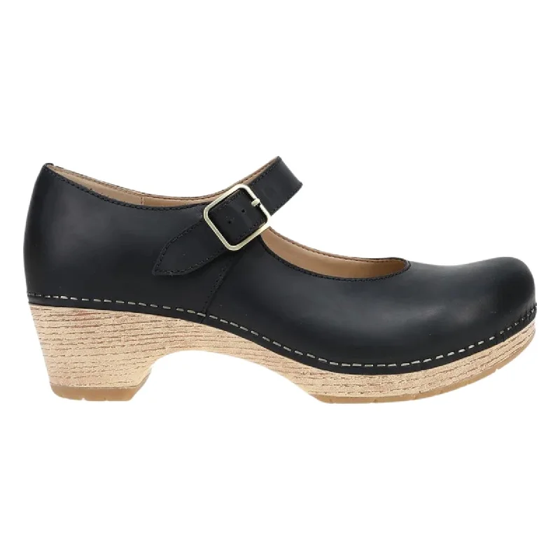 Sporty Running Shoes Dansko Women's Lilah Black Oiled Pull Up