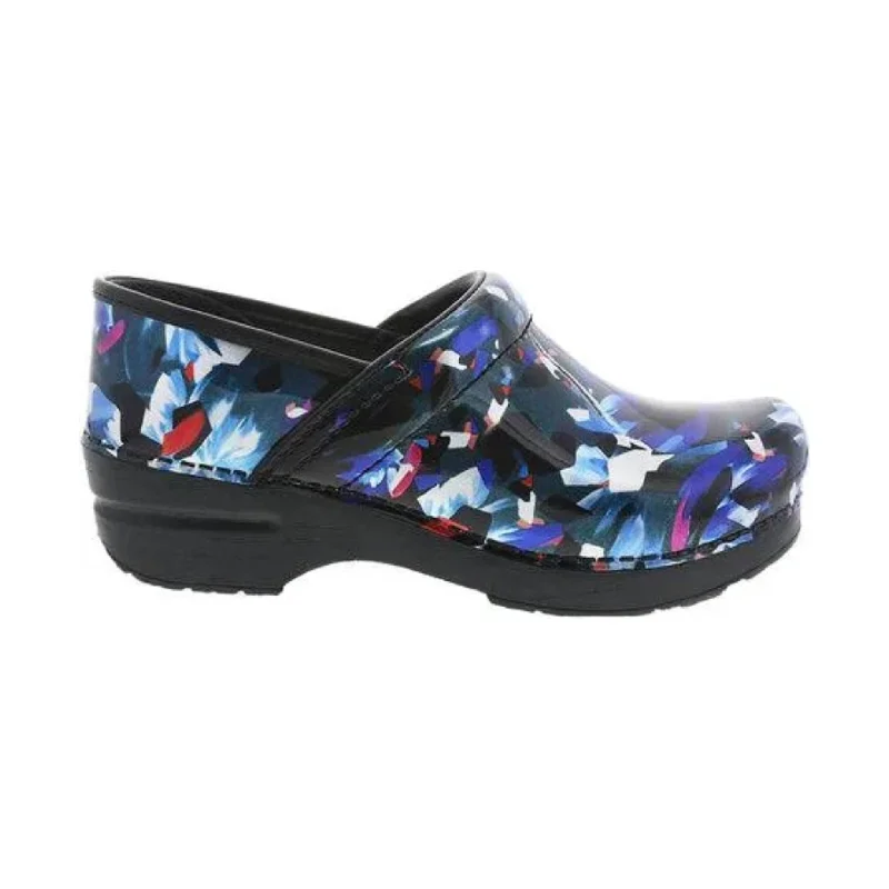 Leather Boots For Sale Dansko Women's Professional - Graphic Floral Patent - ONLINE STORE CREDIT/EXCHANGE ONLY