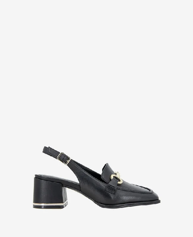 Waterproof Snow Boots Elina Leather Slingback Loafer