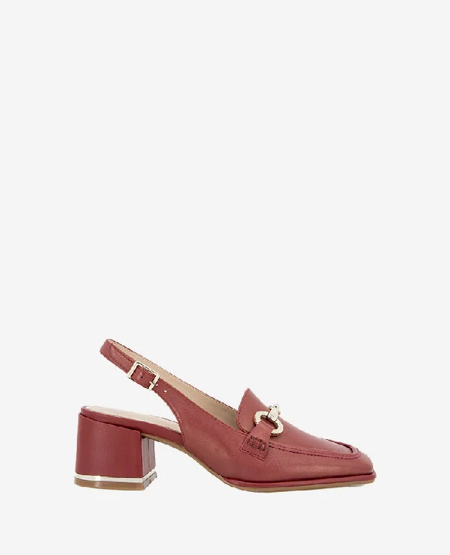 Comfortable Sandals For Summer Elina Leather Slingback Loafer