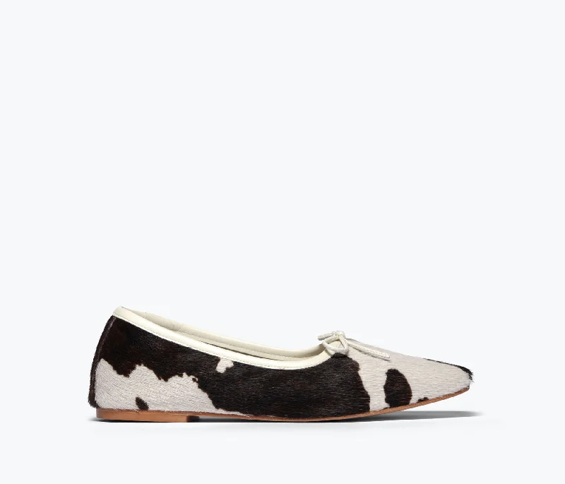 Durable Work Boots JADA SQUARE TOE BALLET FLAT