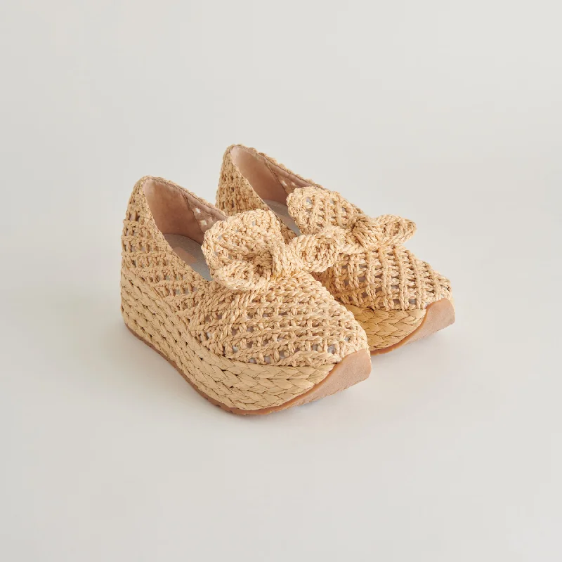 Breathable Sports Shoes JAKA SNEAKERS LT NATURAL RAFFIA