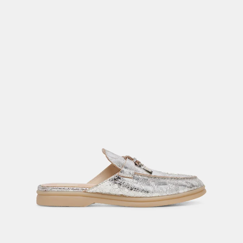 Breathable Hiking Boots LASAIL FLATS SILVER DISTRESSED LEATHER